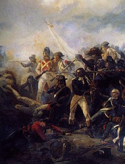 unknow artist Combat de Quiberon en 1795 France oil painting art